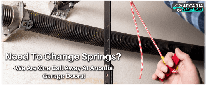 Broken Garage Door Spring Arcadia
